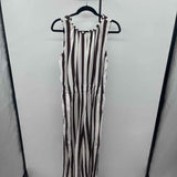 Unbranded Women's Size 10 White Stripe Jumper