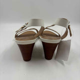 Franco Sarto Women's Shoe Size 9.5 White Solid Sandals