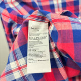 Banana Republic Men's Size M Blue Cotton Plaid Long Sleeve Shirt