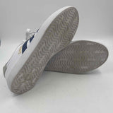 Adidas Junior's Size 8 White Solid Sneakers