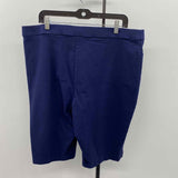Alfred Dunner Women's Size 18 Navy Solid Shorts