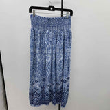 JJill Women's Size 14 Blue Damask Skirt