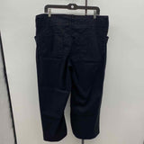 Anthropologie Junior's Size 18W Black Solid Pants
