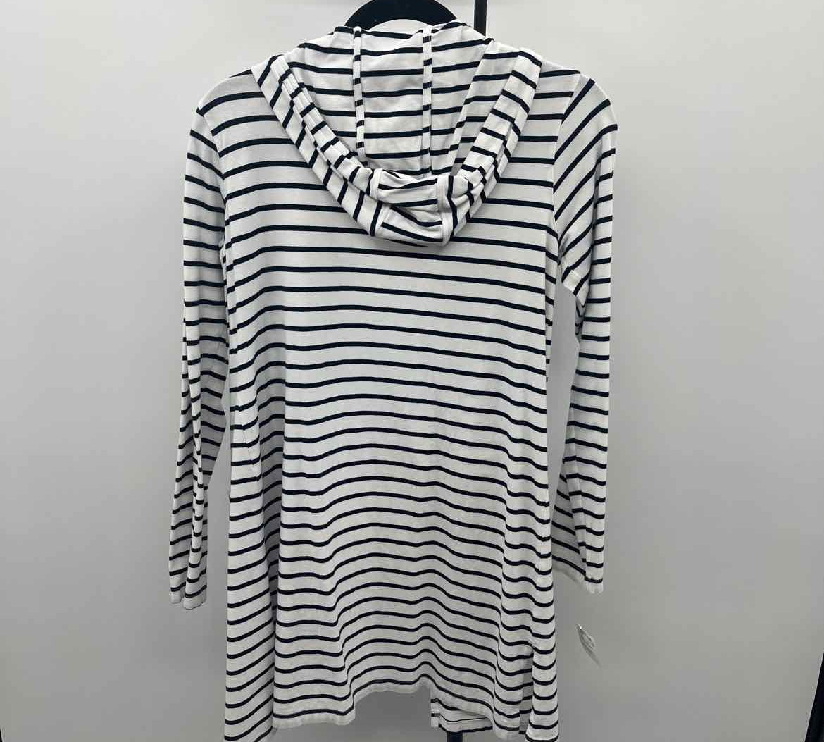 coolibar Women's Size XS Navy Stripe Coverup