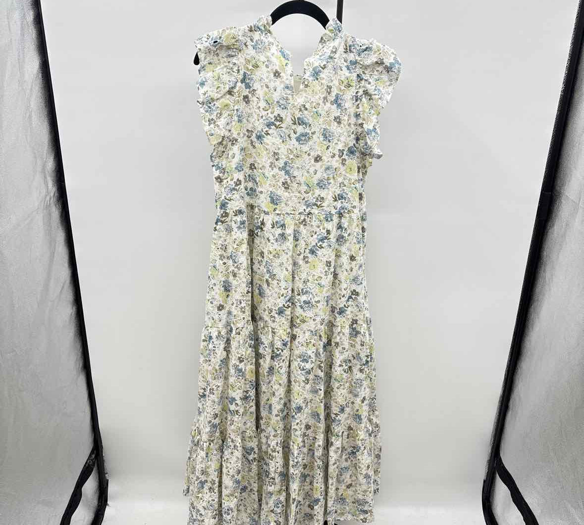 En Saison Women's Size 14 Blue Floral Dress