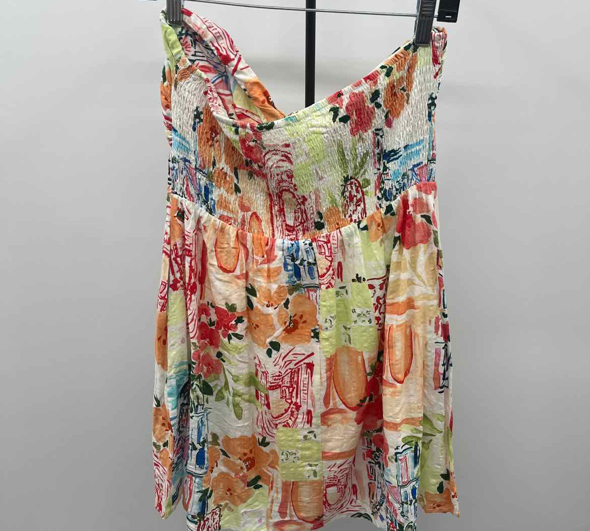 illa illa Women's Size 14 Multi-Color Vacation Dress
