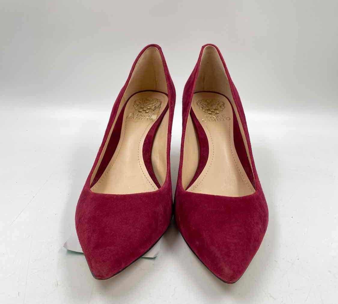 Vince Camuto Women's Shoe Size 9 Cranberry Solid Heels