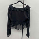 American Eagle Women's Size S Black Textured Cardigan