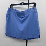 Cypress Club Women's Size 14 Blue Solid Skirt