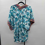 La Blanca Women's Size One Size Teal Floral Coverup