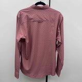 Nickel & Iron Men's Size M mauve dots Long Sleeve Shirt