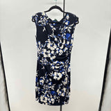 Ralph Lauren Women's Size 10 Navy Floral Dress