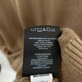 CUTS Men's Size M Brown Cotton Ribbed Sweater