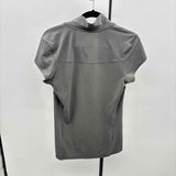 ARC'Teryx Women's Size L Charcoal Solid Short Sleeve Shirt