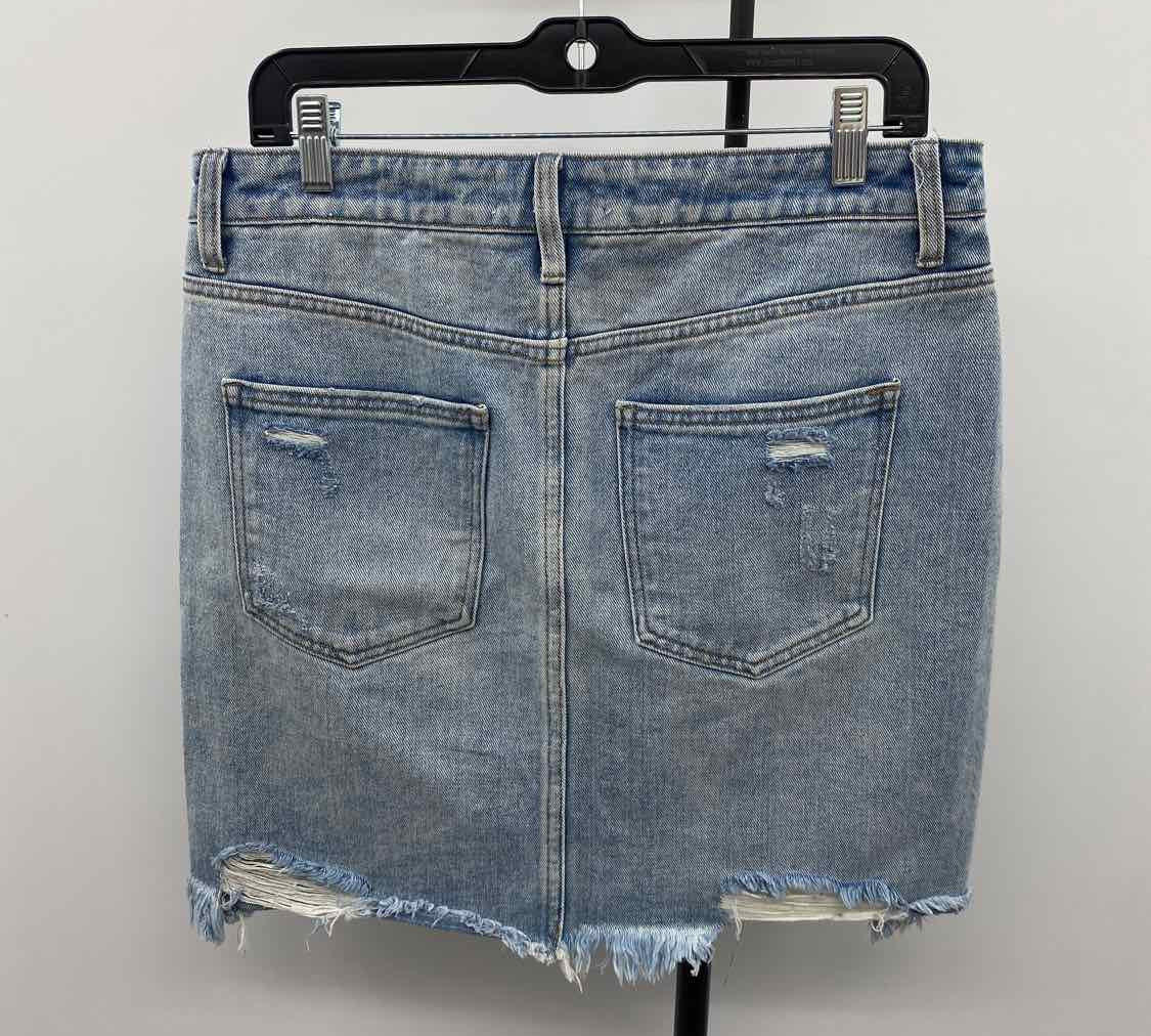 vervet Women's Size 14 Blue Distressed Skirt