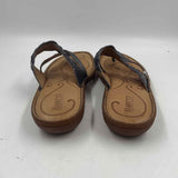 Born Women's Shoe Size 6 Blue Woven Sandals