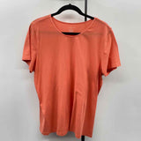 Christopher & Banks Women's Size XL Melon Solid Short Sleeve Shirt