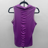 Callaway Women's Size M Lilac Solid Sleeveless Shirt