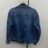 Vince Camuto Women's Size 1X Blue Solid Jacket