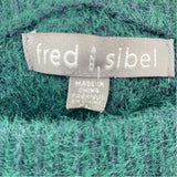 Fred and sibel Women's Size XL Green Checkered Sweater