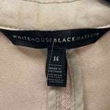 White House Black Market Women's Size L Beige Lace Jacket