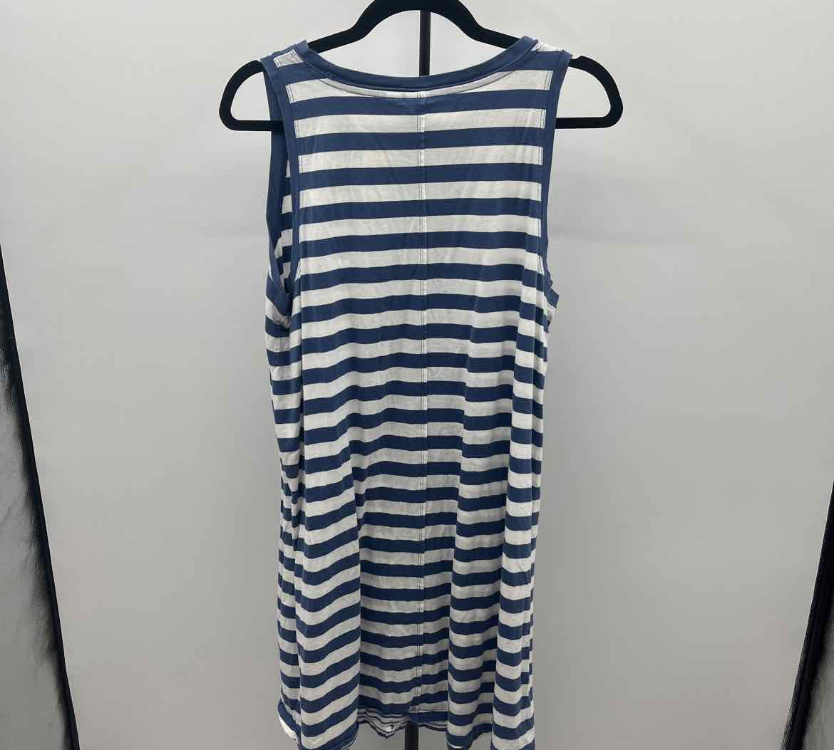 Gap Women's Size 16 Blue Stripe Dress