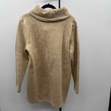 Lands End Women's Size L Tan Heathered Long Sleeve Shirt