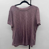Mondetta Women's Size XXL Mauve Heathered Short Sleeve Shirt