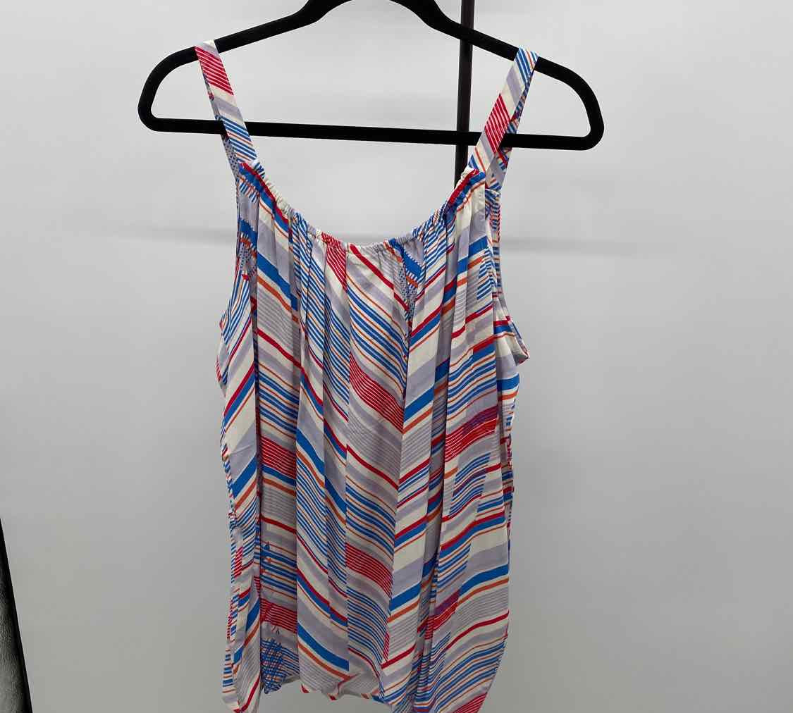 CABI Women's Size XL Blue lines Tank