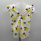 Kate Spade Women's Size M Yellow Lemons Sleeveless Shirt