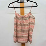 Banana Republic Women's Size M Ivory Leaf Tank
