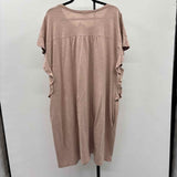 Cotton Bleu Women's Size 20 Tan Heathered Dress