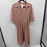 Serra Women's Size 14 Tan Stripe Dress