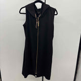 Coco & Carmen Women's Size S/M Black Solid Coverup