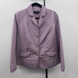 Talbots Women's Size 16W Lavender Quilted Jacket