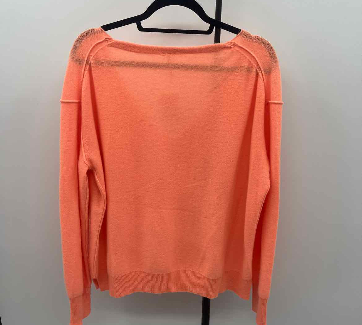 Free People Junior's Size M Peach Solid Sweater