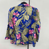 Chico's Women's Size XL Blue Floral Jacket