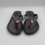 Grandco Women's Shoe Size 7 Black Beaded Sandals
