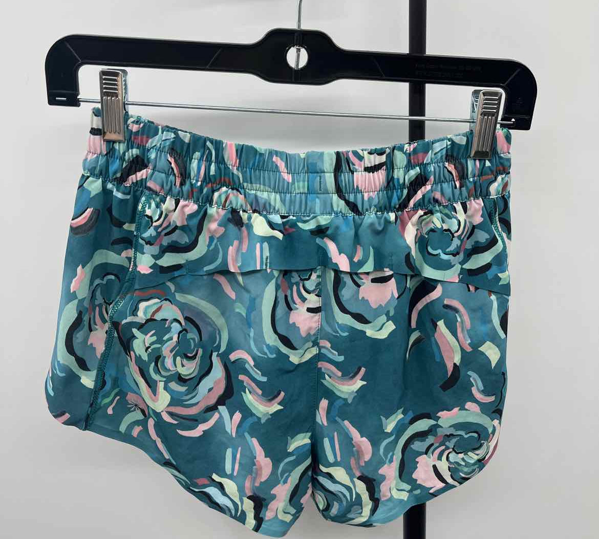 Athleta Women's Size 2 Teal Floral Shorts
