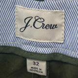J Crew Women's Size 14 Green Solid Pants