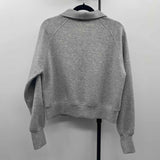 Casly Lamiit Women's Size XS Gray Heathered Sweatshirt
