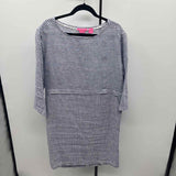 Isaac Mizrahi Women's Size 14 Blue Stripe Dress
