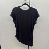 Lululemon Junior's Size XL Black Solid Short Sleeve Shirt