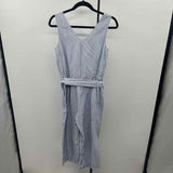 Talbots Women's Size 6P Blue Stripe Jumper