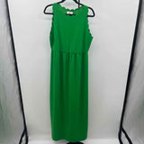Betsey's Boutique Shop Women's Size 16 Green Solid Dress