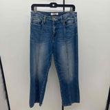 Flying Monkey Women's Size 10 Blue Solid Jeans
