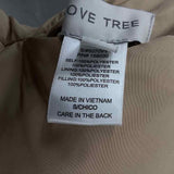 Love Tree Women's Size S Tan Solid Vest