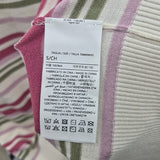 Benetton Women's Size S Ivory Stripe Sweater