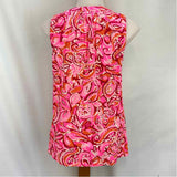 Lilly Pulitzer Women's Size S Pink Floral Sleeveless Shirt