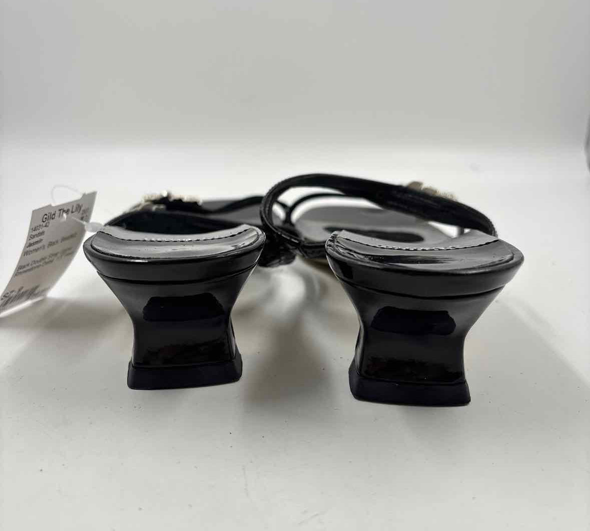 Jasmin Women's Shoe Size 9 Black Beaded Sandals